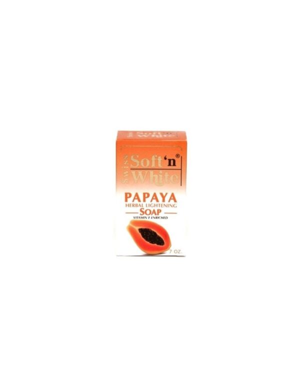 soft n white swiss papaya soap