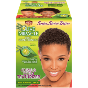 African Pride Olive Curl Coil Texturizer Kit