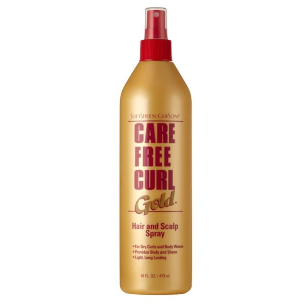 Care Free Curl Gold Hair Scalp Spray 16 oz 1