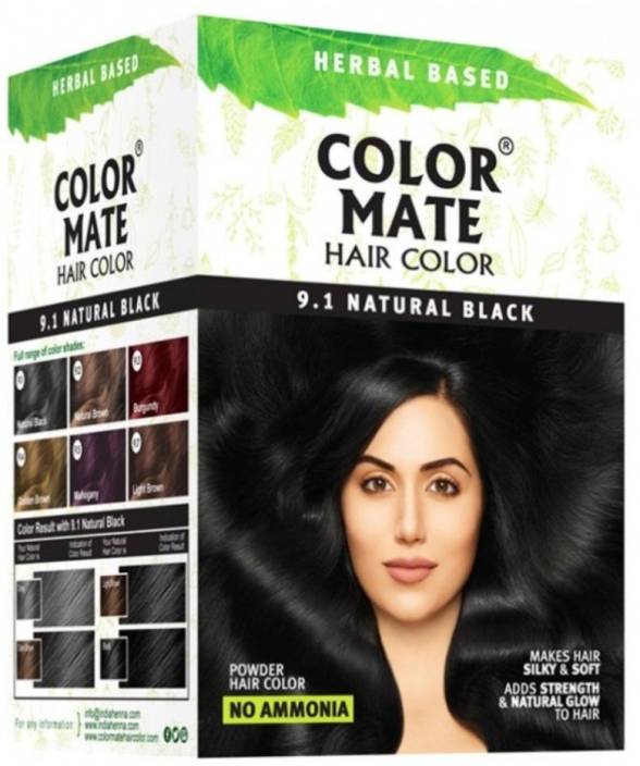 Color Mate Hair Color 9.1 Black