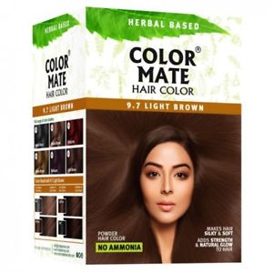 Color Mate Hair Color 9.7 Light Brown