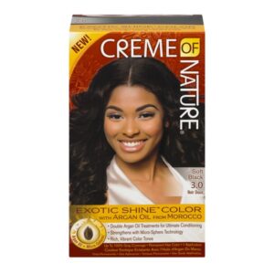 Creme Of Nature Hair Color 3.0 Soft Black
