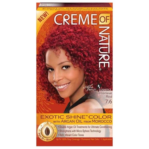 Creme Of Nature Hair Color 7.6 Intensive Red