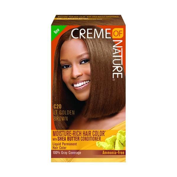 Creme of Nature Liquid Hair Color C20 Light Golden Brown
