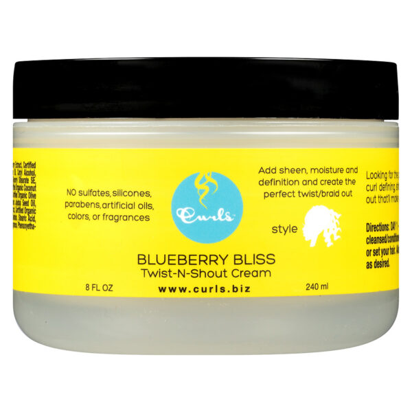 Curls Blueberry Bliss Twist n Shout Cream 8oz