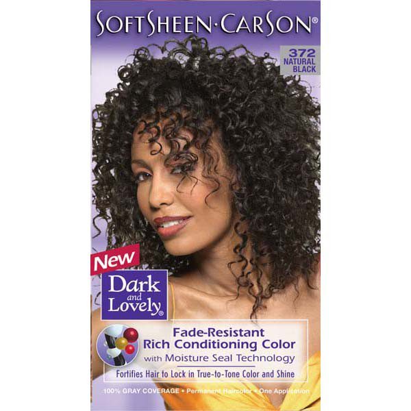 Dark Lovely Hair Color 372 Natural Black