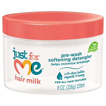 Just For Me Hair Milk Pre Post Wash Leave in Conditioner 12oz