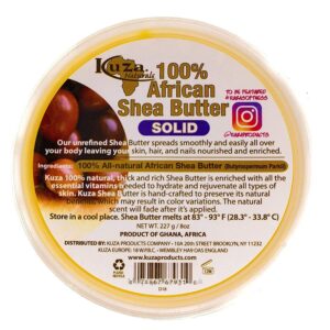 Kuza African Shea Butter Solid 8 oz