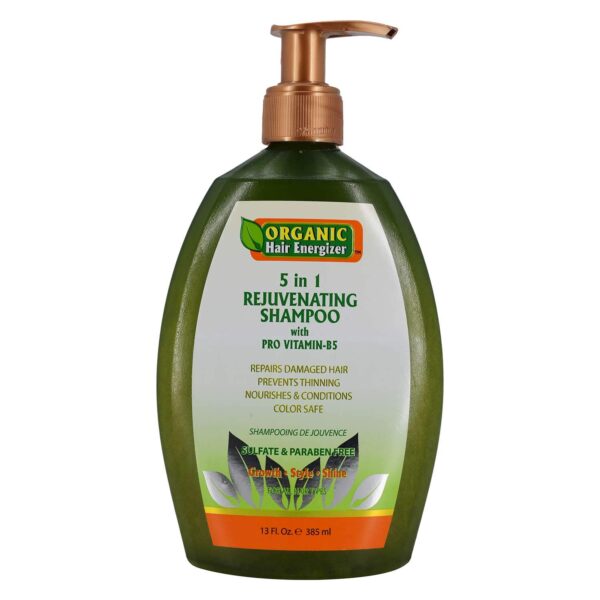 Organic Hair Energizer 5 in 1 Rejuvenating Shampoo 13oz