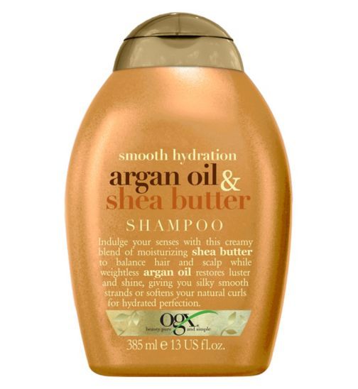 Organix Smooth Hydration Argan Oil Shea Shampoo 13oz