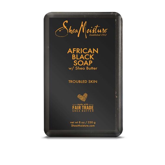 Shea Moisture African Black Bath Body Bar Soap 8oz