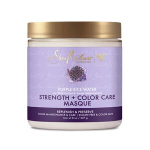 Shea Moisture Purple Rice Water Strength Color Care Masque 8oz