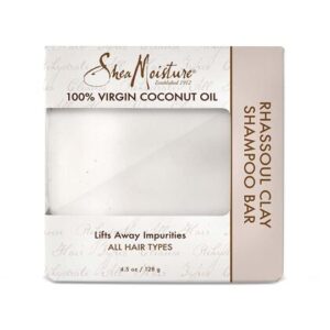 Shea Moisture Virgin Coconut Rhassoul Clay Shampoo Bar 4.5oz