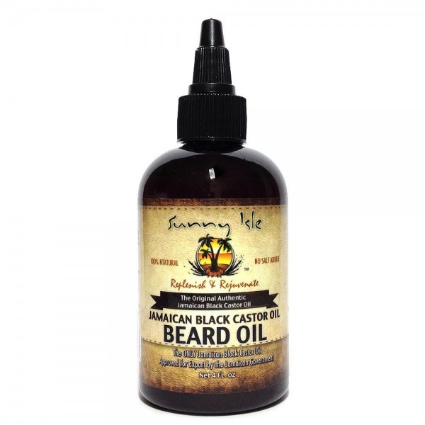 Sunny Isle Jamaican Black Castor Beard Oil 4oz