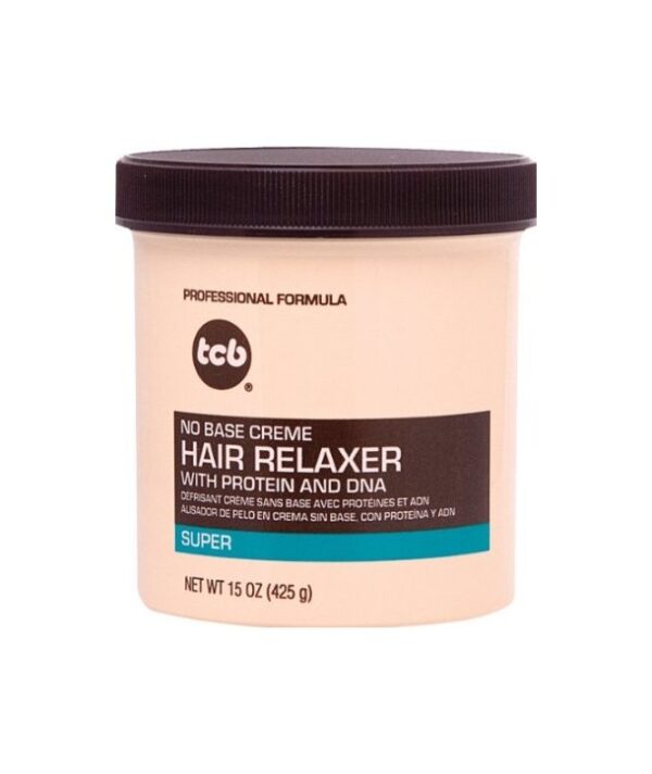 TCB No Base Creme Hair Relaxer Super 15 oz