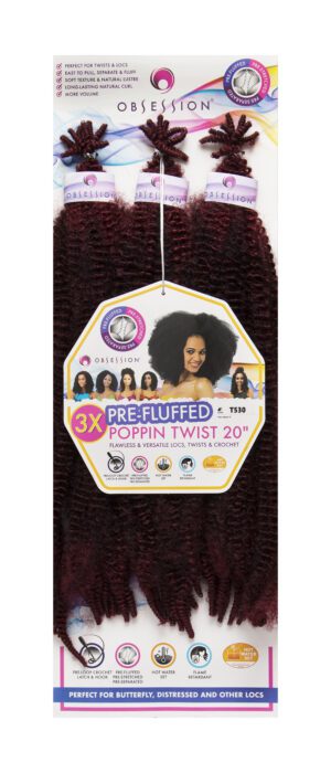 Obsession Bulk: 3X Pre-Fluffed Poppin Twist 20" (Col. 1)