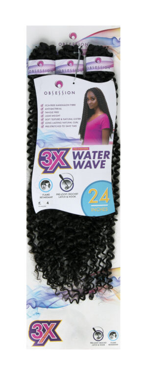 Obsession Bulk: 3X Water Wave 24" (Col. 1B)