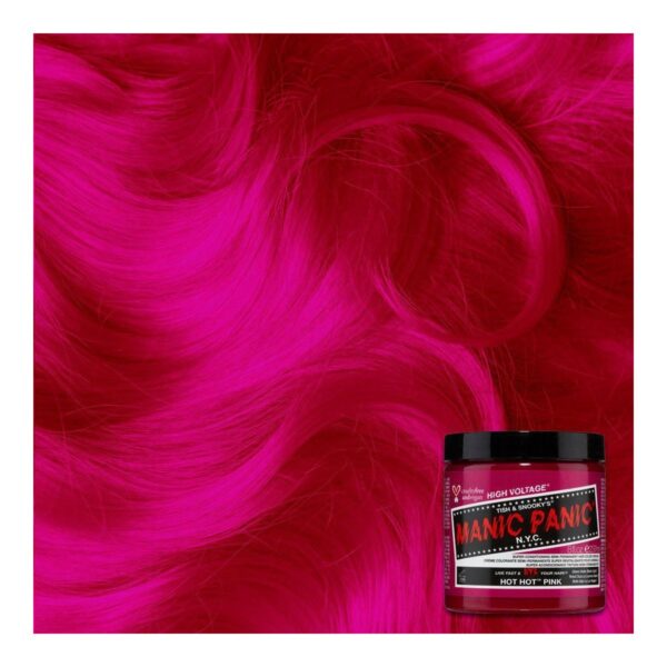 Manic Panic High Voltage Hot Hot Pink Hair Color 118ml