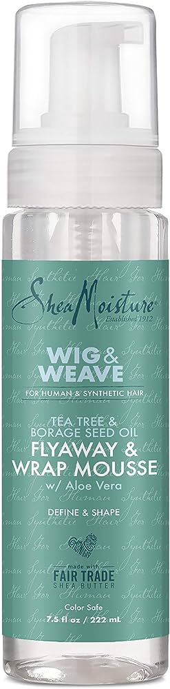 Shea Moisture Wig & Weave Flyaway & Wrap Mousse 7.5oz