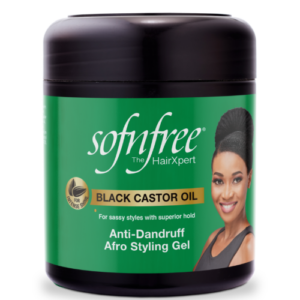 Sofn'free Black Castor Oil Anti Dandruff Afro Styling Gel 500ml