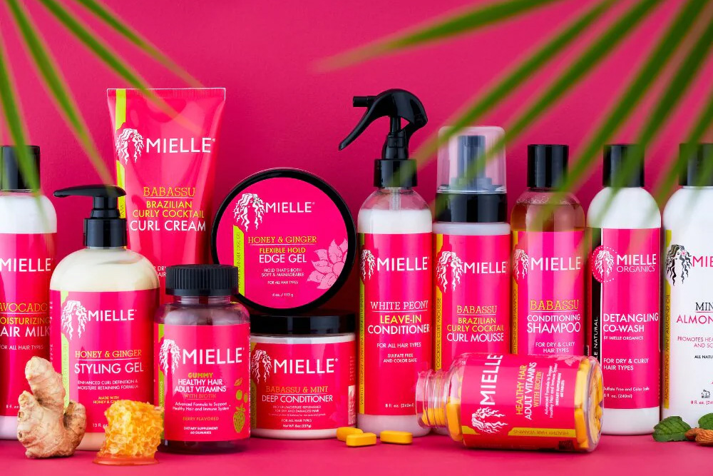 A selection of Mielle Organics most iconic and popular products.