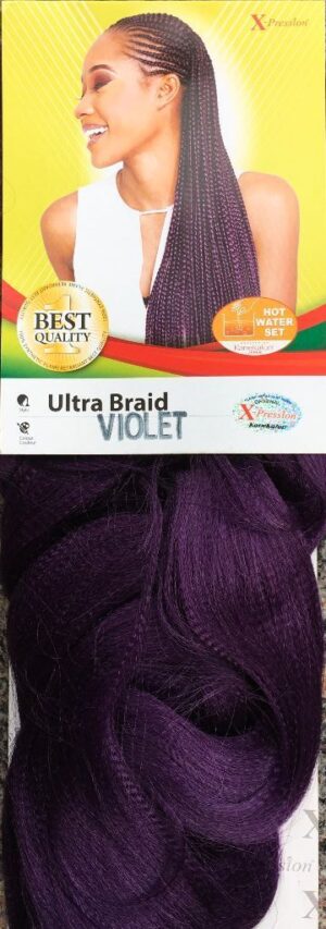 X Pression Ultra Braid #1B Purple