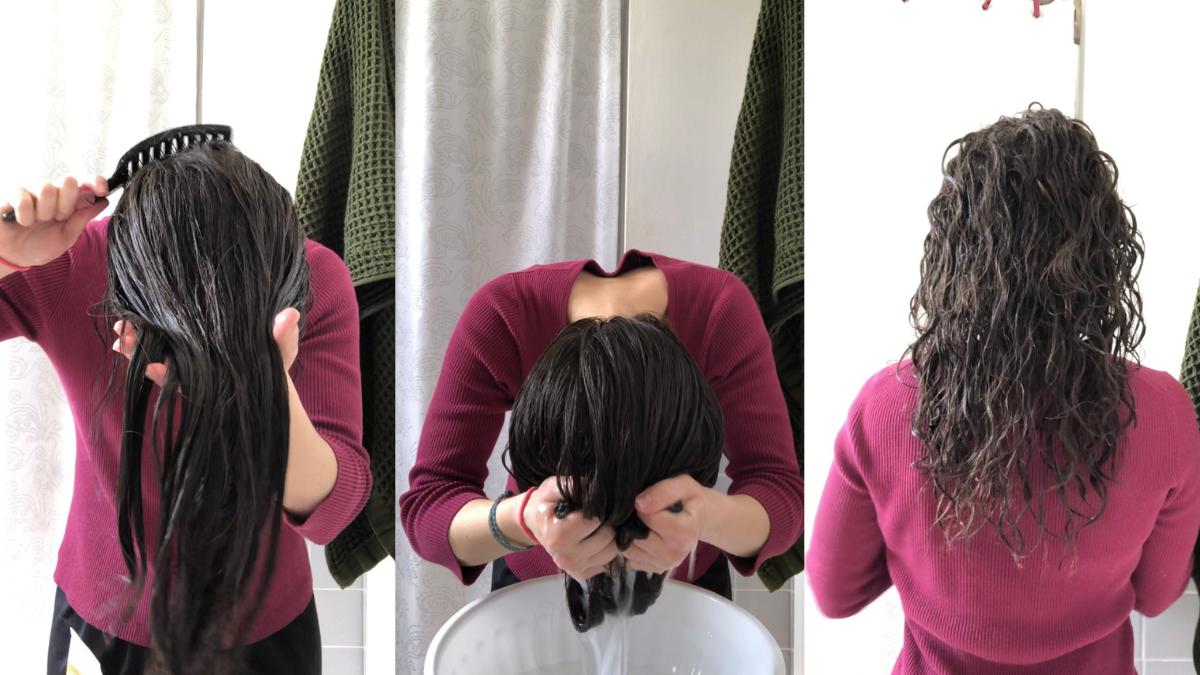 the bowl method for curly hair