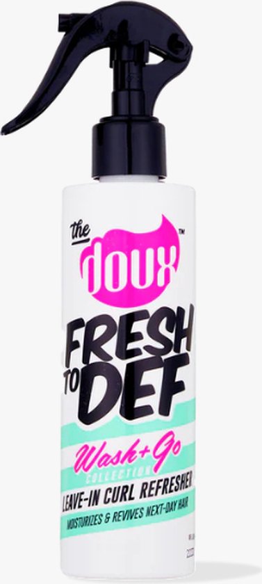 The Doux Fresh To Def Wash+Go Leave in Curl Refresher 236ml