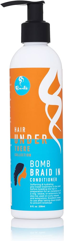 Curls Hair Under There Bomb Braid In Conditioner 8oz