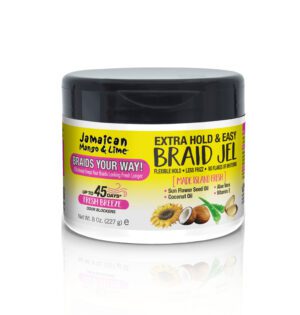 Jamaican Mango & Lime Braid Extra Hold Shine Jel 8oz