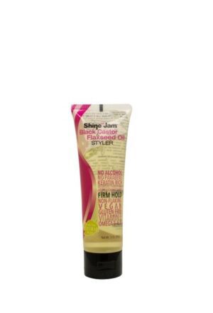 Shine 'n Jam Black & Castor Flaxsee Oil Styler 3oz